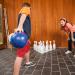 Champion Sports Plastic Bowling Pins Set - Red/White | Ideal for Training & Kids Games - Buy Online on GoSupps.com