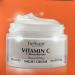 Delfanti-Milano VITAMIN C & SHEA BUTTER Nourishing Night Cream Face and Neck Moisturizer Made in Italy - Buy Online on GoSupps.com