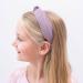 FROG SAC Girls' 3-Pack Top Knot Headbands - Cute Two Tone Knotted Headband Set for Kids - Fashion Hair Accessories in Purple, Pink, Blue - Buy Online on GoSupps.com
