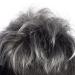 Men's Short Gray Synthetic Wig for Cosplay - Natural Straight Grey/Black Mix - Silver Short Hair - Buy Online on GoSupps.com