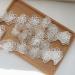 White Wedding Applique Ribbon with Embroidered Flower Lace and Pearl Trim - 3 Yards - Buy Online on GoSupps.com