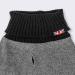 HUGO & HUDSON Polo Neck Dog Jumper - Winter Warm Fleece & Knit Pet Sweater - Grey XS - Buy Online on GoSupps.com