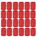 Unique Sports Athletic Performance Team Pack of 24 Wristbands (12 Pair) Red