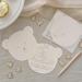 Ginger Ray Teddy Bear Shaped Advice and Prediction Cards Baby Shower Game 10 Pack Neutral Advice Cards