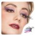 Dorisue Anime Red Blue Feather Eyelashes Purple Rainbow Show False Eyelash Fake Lashes Feather Lashes Makeup Party Halloween Cosplay Stage Eye Lash Cosmetic fake eyelashes (1 Pairs)