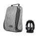 SAPLIZE Golf Shoe Bag, with Mesh Ventilation & Outside Pocket for Golf Aceesories, Breathable Shoe Carrier Tote Bags, Sports Travel Shoe Storage Organizer Bag, Grey Grey Up to US Size 14