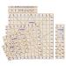 QuiltCut UltraGrid USA Made Non-Slip Quilting Ruler  7 Piece Starter Set