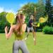 Swingball Classic Original - Red & Yellow | Outdoor Fun | Traditional Ground Set with Tennis Ball & 2 Bats | Ages 5+ - Buy Online on GoSupps.com