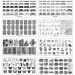 VNC 21 Pcs Nail Stamp Plates Set with Stamper, Scraper & Storage Bag - Nail Art Stamping Plate Set with Leaves, Flowers, & Animals Designs - Buy Online on GoSupps.com