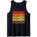 Ramen Ramen Ramen Vintage 70s Asian Noodles Love Tank Top