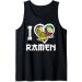 I Heart Ramen Noodles Tank Top
