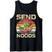Send Noods Vintage Ramen Japanese Noodles Pho Bowl Anime Tank Top