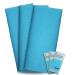 Exfoliating Washcloth Towel Japanese Washcloth Nylon Bath Wash Towel Korean Exfoliating Towel Beauty Washcloth Sponge Loofah Body Scrub Back Scrubber for Shower Cloth 3 Pack by ARCH&M (Blue x 3)