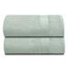 Belizzi Home Premium Cotton Oversized 2 Pack Bath Sheet 35x70 - 100% Pure Cotton - Ideal for Everyday use - Ultra Soft & Highly Absorbent - Machine Washable - Sea Green