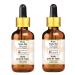 Greenwood Essential Pure Yuzu Oil (Citrus junos) with Glass Dropper Cold Pressed (Pack of Two) 100ml X 2 (6.76 oz)