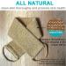 2 Pcs Large Natural Exfoliating Hemp Back Scrubber Set - Men and Women - Deep Clean & Invigorate Skin - Machine Washable - Double Sided - Buy Online on GoSupps.com