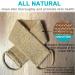 2 PACK Large Natural Exfoliating Hemp Back Scrubber for Shower - Men and Women - Deep Clean & Invigorate Your Skin - Machine Washable - Double Sided - Buy Online on GoSupps.com