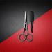 ManMade Men's Grooming Set: Stainless Steel Beard & Mustache Scissors + Free Comb | Red | Two-Piece Essentials - Buy Online on GoSupps.com