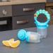 Baby Fruit Pacifier Set - 100% BPA-Free Silicone - Safe for Fruits & Vegetables - Blue - Buy Online on GoSupps.com