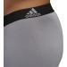 adidas Men's Stretch Cotton 3-Pack Long Boxer Brief - Small - Onix/Black/Black/Grey - Black - Buy Online on GoSupps.com