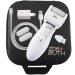 Electric Callus Remover Foot File, Rechargeable Pedicure Tools for Dry Hard Cracked Dead Skin on Your Heels & Feet by Zoe+Ruth ZR-CR200. 3 Professional Quality Pedi Exfoliation Rollers & Storage Case