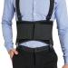 NeoTech Care Lumbar Brace with Removable Pants Clips & Detachable Suspenders - Back Support Belt - Adjustable & Breathable - Shoulder Holsters - Black (Size L) - Buy Online on GoSupps.com