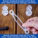 Universal Child Lock - 8 Piece Set in White Transparent for Drawer Cabinet Toilet Seat & Appliance Safety - Buy Online on GoSupps.com