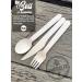 BAMBOODLERS Disposable Wooden Knives - 100% All-Natural, Biodegradable, Eco-Friendly - Pack of 100 (6.5 inches) - Earth-Friendly Cutlery - Buy Online on GoSupps.com