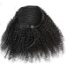 Kinky Curly Ponytail Human Hair Drawstring Ponytail for Black Women 12A Brazilian Virgin Human Hair 4C Curly Ponytail Extension Natural Black 16 Inch 150g 16 Inch Natural Black Kinky Curly Ponytail - Buy Online on GoSupps.com