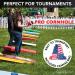 Professional Cornhole Bags - Set of 8 Regulation All Weather Double Sided - Stars & Stripes Design - Buy Online on GoSupps.com