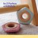 Dentistar Pentasstar Baby Bite Ring Soft Silicone & Wood Teething Aid for Babies 3 Months | BPA Free | Pain Relief | MINT - Buy Online on GoSupps.com