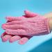 Nicole Miller Exfoliating Gloves 2 Pack - Shower and Spa Exfoliators for Clean Soft Skin - Textured Loofah Gloves for Women and Men - Buy Online on GoSupps.com