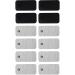 Syrtenty Snap TENS Unit Replacement Pads - 12 Reusable Electrodes for Electrotherapy & Therapy Stimulator - Up to 36 Uses - Buy Online on GoSupps.com
