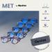 OPULIZE Met Reading Glasses 2 Pack - Blue Light Blocking Slim Round Frame Scratch Resistant Anti-Reflective - Improve Sleep for Men & Women +3.00 - Buy Online on GoSupps.com