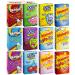 Sugar Free Variety Pack of Water Enhancers - Skittles, Starburst and Jolly Rancher Drink Mix Variety Pack of 12 - Bundle with Ballard Products Hard Candy Recipe Card