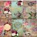 Alice Theme Mulberry Rice Paper, 8 x 10.5 inch - 6 x Different Printed Mulberry Paper Images 30gsm Visible Fibres for Decoupage Crafts Mixed Media Collage Art