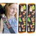 HECKBO 2X Kids Car Seat Belt Pads Seat Belt Protectors - Forest Animals - Seat Belt Pads for Kids and Babies- Ideal for Any Seat Belt Car Booster Seat Kids Bicycle Forest animals 2 pieces