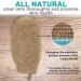2 Pcs Large Natural Exfoliating Hemp Back Scrubber Set - Men and Women - Deep Clean & Invigorate Skin - Machine Washable - Double Sided - Buy Online on GoSupps.com