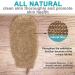 2 Pack 100% Natural Exfoliating Hemp Glove Mitten - Bath Sponge Scrubber for Deep Cleansing - Gentle Dead Skin Removal - Double Sided - Machine Washable - Buy Online on GoSupps.com
