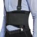 NeoTech Care Lumbar Brace with Removable Pants Clips & Detachable Suspenders - Back Support Belt - Adjustable & Breathable - Shoulder Holsters - Black (Size L) - Buy Online on GoSupps.com