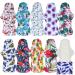 10 Pcs Resuable Menstrual Pad Set Including 1Pc Mini Wet Bag + 9Pcs Regular Flow Waterproof Mama Cloth Sanitary Napkin Pads Menstrual Pads (Heavy Bamboo Set Heavy Flow Bamboo