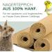 Natural 5 Rodent Mats - 100% Hemp Dust-Free & Strong | Ideal for Cage Soil Cover - 100x50cm | High-Quality Protective Liners - 5 Pieces - Buy Online on GoSupps.com