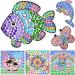 Metuu 6 Sheets DIY Diamond Window Art Craft Kits Suncatcher for Kids  Gemstone Sungemmer Diamond Painting Sticker Arts and Crafts for Children Ages 8-12 Great 5 6 7 8 Year Old Girl Boy Birthday Gift