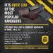 Relentless Tactical The Defender Leather IWB Holster - Made in USA - for S&W M&P Shield | Glock 17 19 22 23 32 33 43 | Springfield XD & XDS | Plus All Similar Sized Handguns Midnight Black Inside the Waistband - Right Side - Buy Online on GoSupps.com