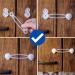 Universal Child Lock - 8 Piece Set in White Transparent for Drawer Cabinet Toilet Seat & Appliance Safety - Buy Online on GoSupps.com