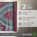 Gaiam Foldable Yoga Mat - Travel Fitness & Exercise Mat (68 x 24 x 2mm) - For Yoga, Pilates & Workouts - Buy Online on GoSupps.com