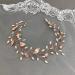 Kercisbeauty Pearl Headpiece Bridal Hair Accessories Women Wedding Leaf Tiara Girls Headpiece Prom Jewelry Rose Gold - Buy Online on GoSupps.com