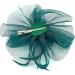 Ladies Feather Fascinator with Clip/Aliceband Weddings Races Royal Ascot Hair Piece (Dark Green) - Buy Online on GoSupps.com