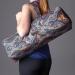 Kindfolk Celestial Patterned Canvas Yoga Mat Duffle Bag with Pocket and Zipper - Buy Online on GoSupps.com