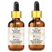 Greenwood Essential Pure Prickly Pear Seed Oil (Opuntia ficus-indica) with Glass Dropper Therapeutic Grade for Hair Skin and Aromatherapy (Pack of Two) 100ml X 2 (6.76 oz)